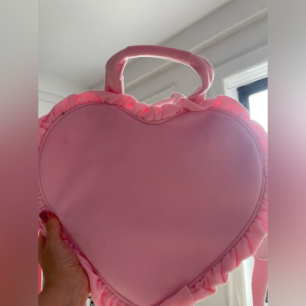 Stoney Clover Lane 
Velvet Ruffle Mini Heart Tote
Sunburst
ONE SIZE